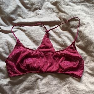 Bright pink Free People bralette